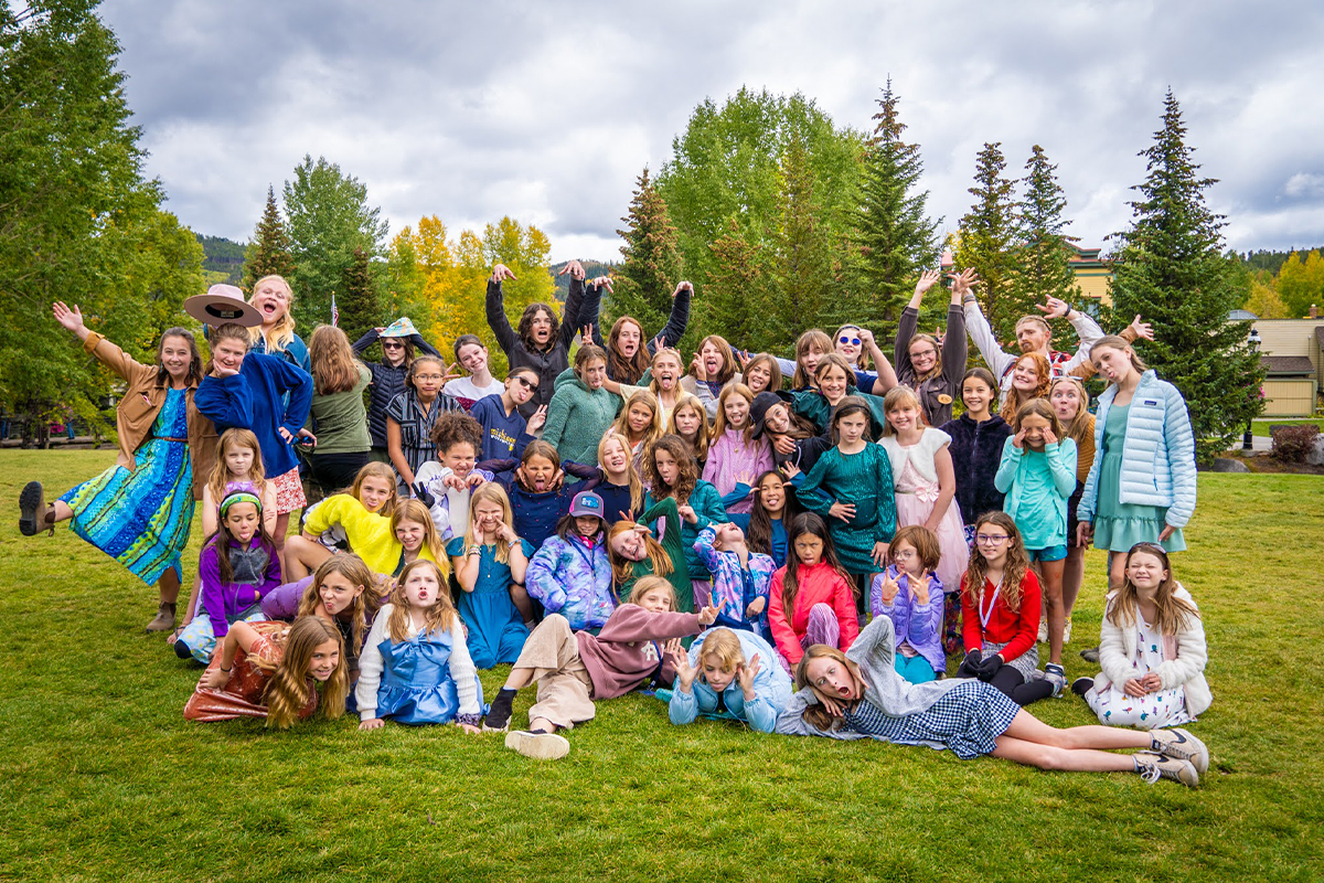 The 2024 Girls in STEM Film Fest group of students and instructors.